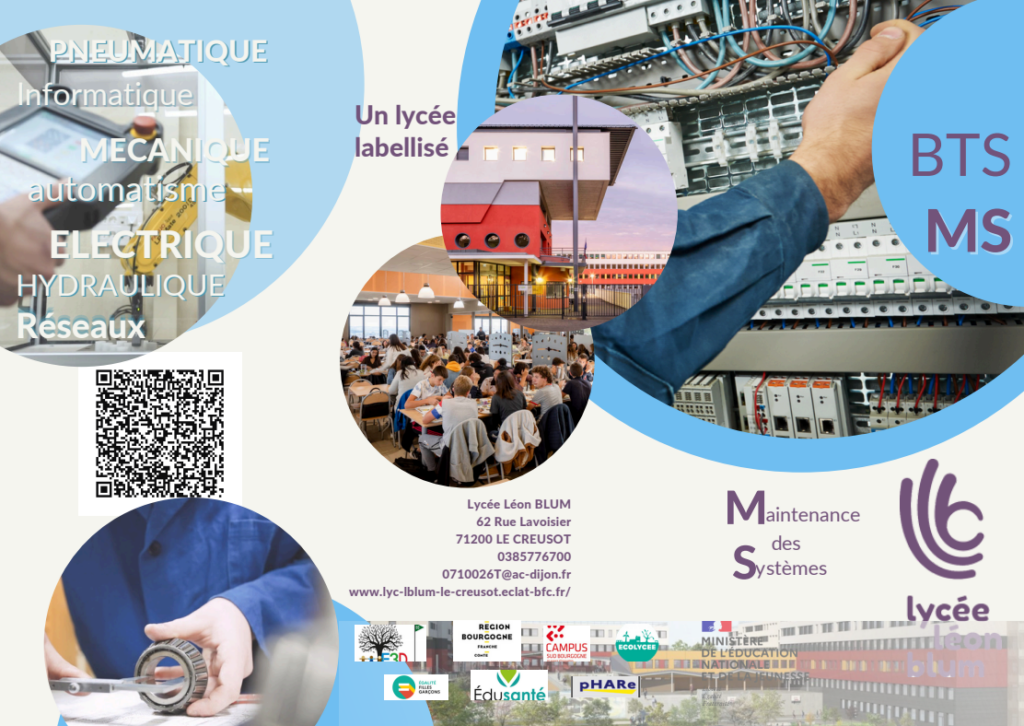 Plaquette BTS MS Blum avant